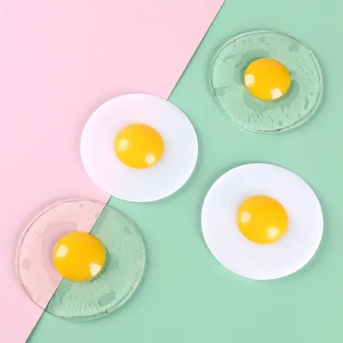 Funky Egg Squishy Ball – Jouet transparent anti-Stress pour enfants et adultes, réducteur d'anxiété, jouets sensoriels à presser