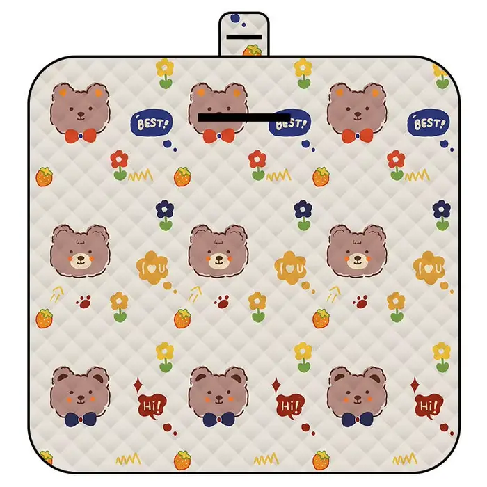 Tapis de jeu pliable pour bébé, 1.5x2M, pour pique-nique en plein air, grand tapis de plage imperméa