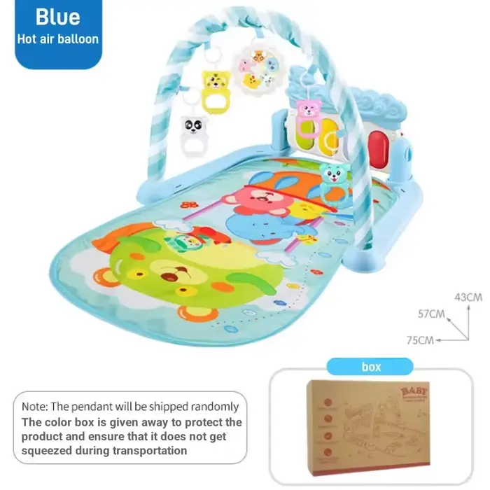 Tapis de jeu musical pour bébé avec piano, pour nouveau-nés et tout-petits de 0 à 36 mois, jouets d'