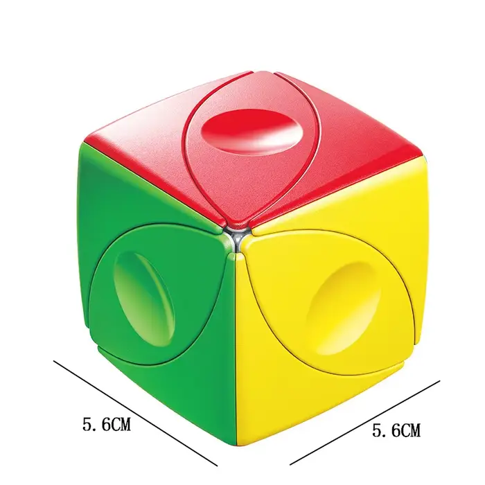 Magic Eye Skewb Twist Speed Cube sans autocollants, rotation fluide, casse-tête, test de QI, jouets 