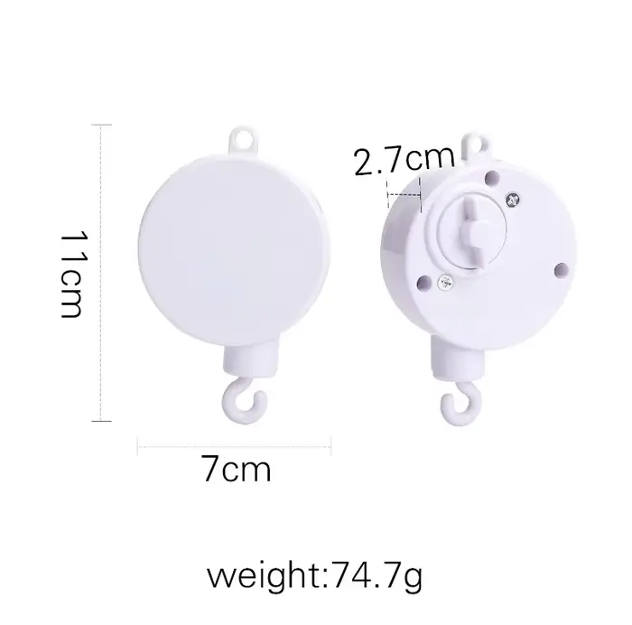 Jouet mobile animaux de la forêt pour bébé de 0 à 12 mois, cloche de lit pour nouveau-né, musique, s