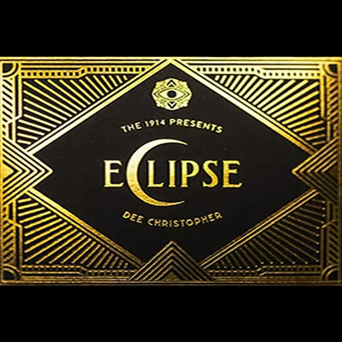 Eclipse (Gimmicks et Instructions en ligne) de Dee Christopher, tours de magie, prédiction de cartes