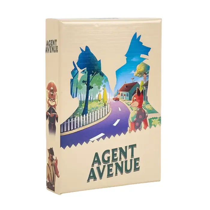 Jeu de société Agent Avenue version anglaise pour 2 joueurs jeu de table amusant pour la famille et les amis occasions spéciales