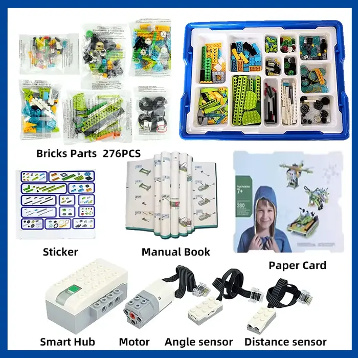 Wedo2.0 Bloc de programmation Robot 45300 Pellet de puzzle compatible pour les élèves du primaire