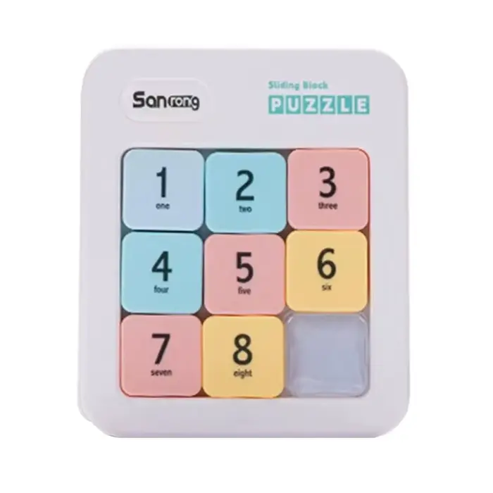 Puzzle magnétique à glissière avec chiffres 3x3 4x4 5x5, jouets éducatifs mathématiques Montessori p