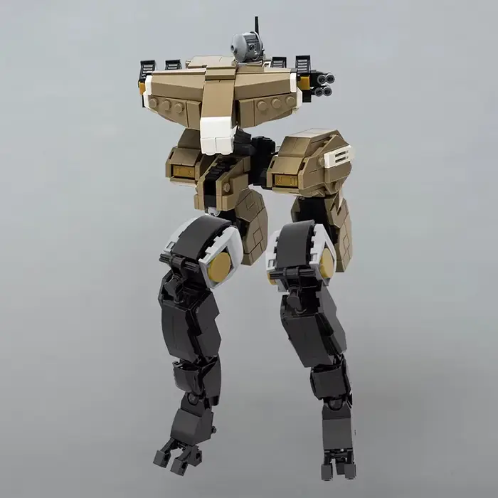 Moc Game Mech Series Metal Geared Robot importer Night Assembly Model Action Figures