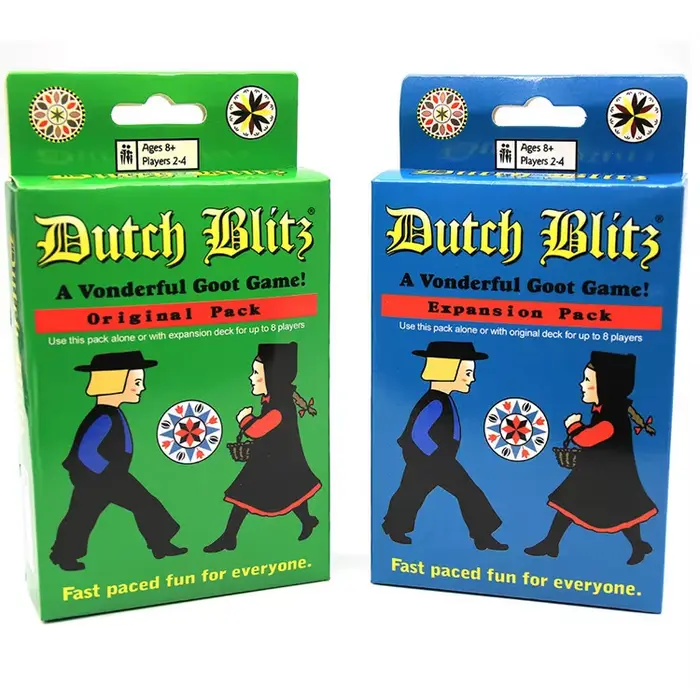 Dutch Blitz Le jeu de cartes original Fast Paced contient 160 cartes rapidement et facile à apprendr