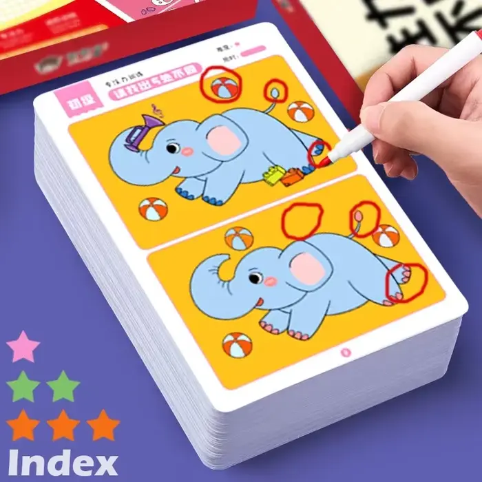 Cartes de jeu éducatifs Montessori pour enfants