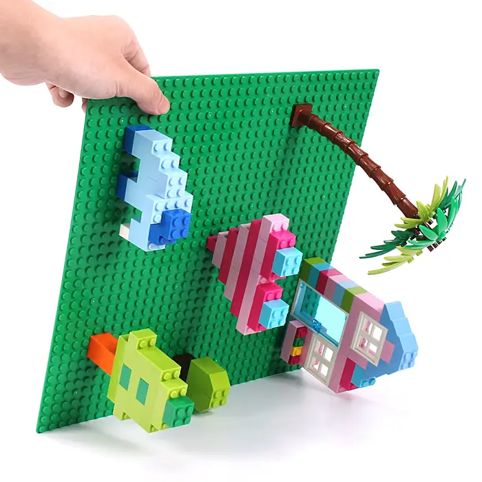 Plaques de Base classiques 32x32 32x16 points, blocs de bricolage, briques de route de ville de peti