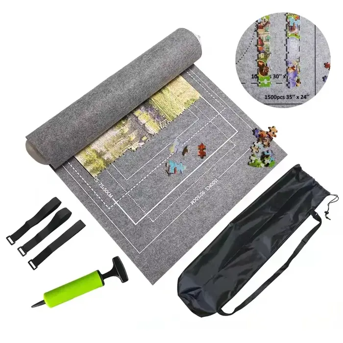 Tapis de puzzle en rouleau de feutre