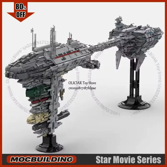 UCS film modèle Nebulon B MOC fragile blocs de construction destructeur technologie briques