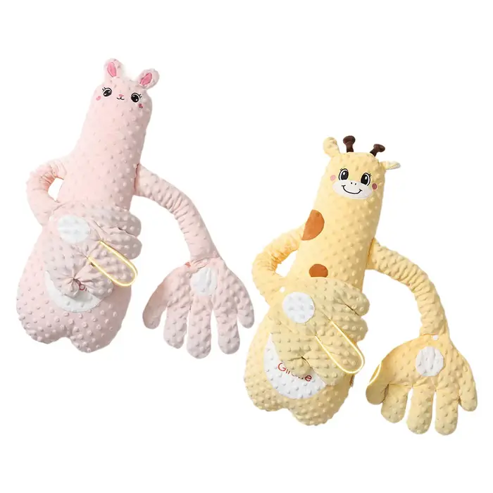 Poupée de Sommeil Apaisante pour Bébé avec Télécommande, Coussin Électrique Réglable à 3 Vitesses po