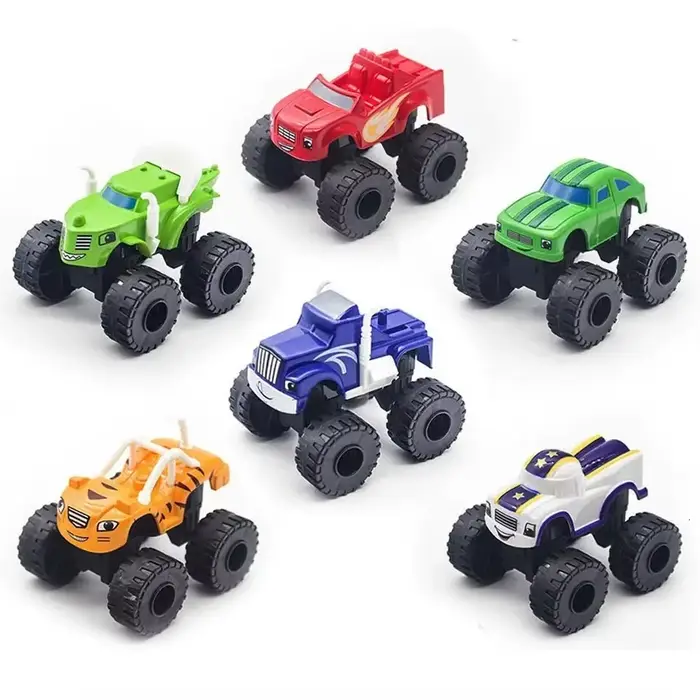 Jouets de voiture monstre Flame and Machine, camions broyeurs russes, figurines Blaze, jouet Blaze T