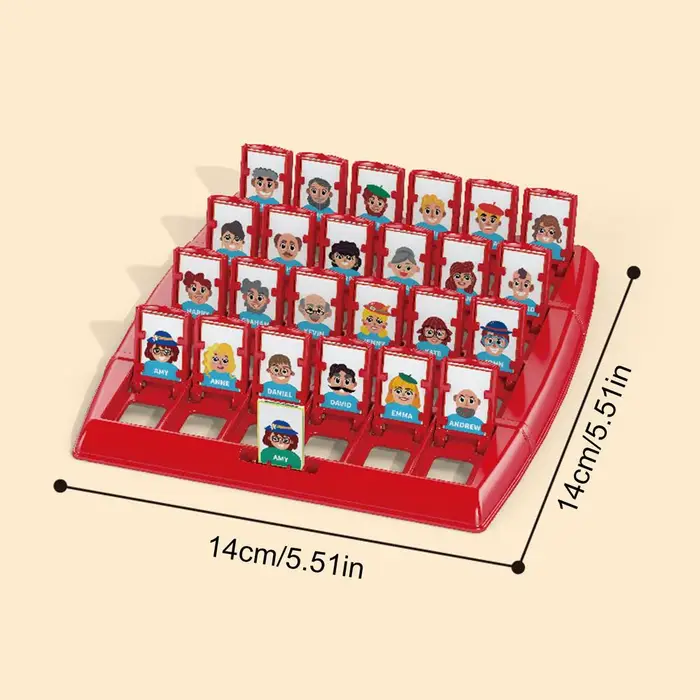 Jeu de société GuessWho I Am, jouet d'interaction parent-enfant, raisonnement logique, puzzle pour e