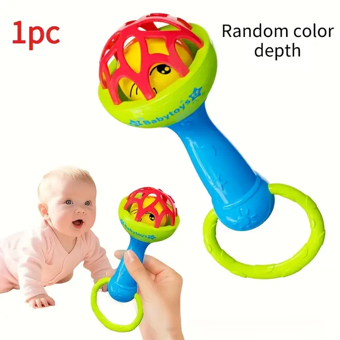 Hochets pour bébé de 0 à 12 mois, jouets sensoriels pour nouveau-né, cloche à main, jeu d'activité, 