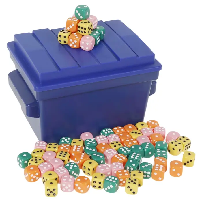 Jeu de dés rapide avec plateau de poubelle pour 2 à 6 joueurs occasionnel ou régulier jeux de société voyage et fêtes pour adultes et adolescents parties stratégiques et amusantes