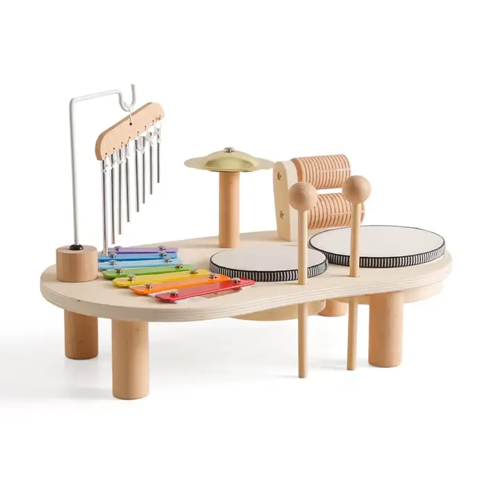 Jouets éducatifs pour bébés, cloches éoliennes en bois, jouets musicaux Montessori pour enfants, Xyl