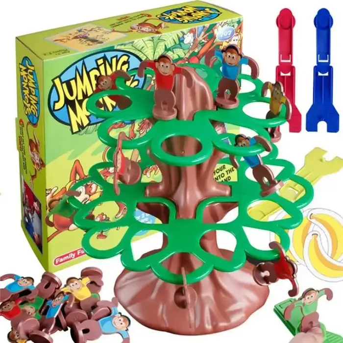 Jeu de société interactif Singe sauteur grimpant aux arbres pour la famille et les amis, jeu de tabl