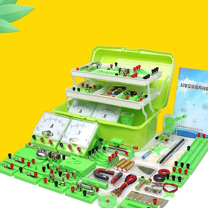 Kit éducatif de laboratoire scientifique portable pour expérimentations électriques et construction de circuits pour enfants et adultes occasions spéciales