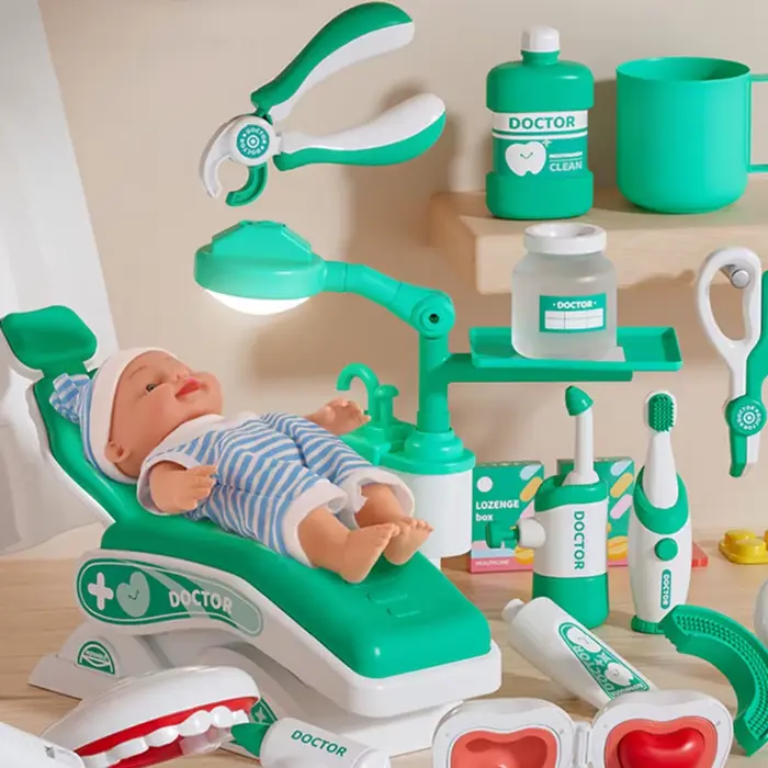 Nouveau jeu de jouets de médecin, jeu de rôle, Simulation de scène médicale pour enfants, outils d'infirmière, jouet d'institution médicale, cadeaux
