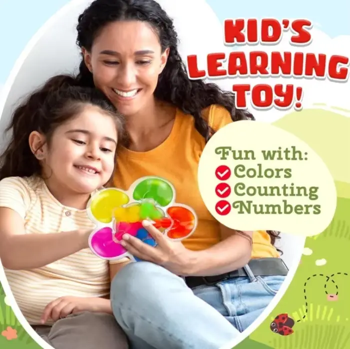 Jouets sensoriels de tri des couleurs de 10ml