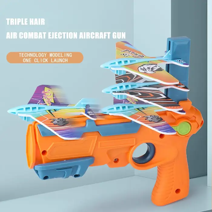 Catapulte à bulles lanceur d'avion avec 6 petits avions
