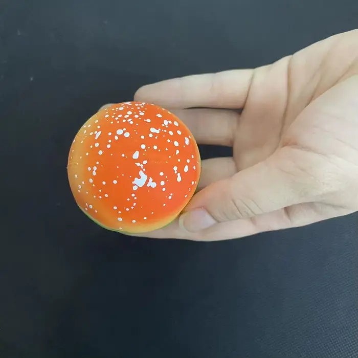 Jouet sensoriel anti-stress en silicone en forme de hamburger 3D amusant