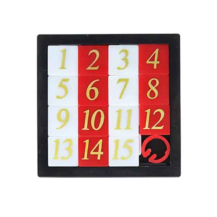 Puzzle coulissant à chiffres magnétiques, jouet de voyage éducatif Portable pour enfants et adultes,