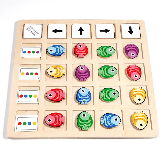 Jouets Montessori en bois pour enfants