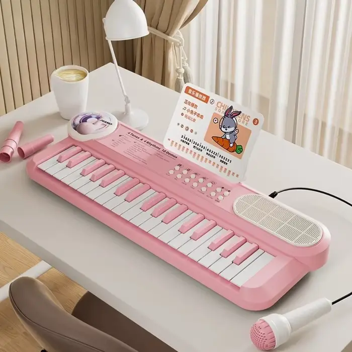 Clavier de piano électronique à 37 touches, adapté aux débutants, apprentissage à partir de zéro, in