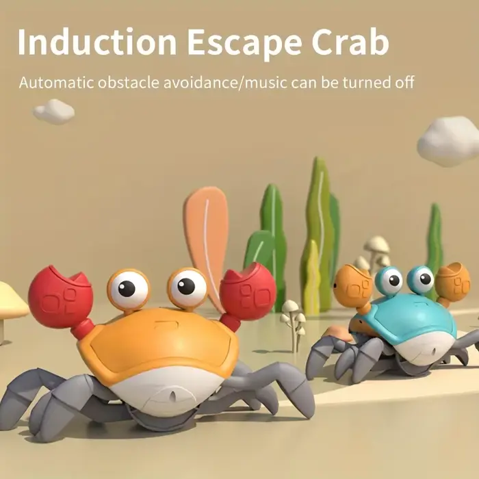 Jouet de courir de crabe dansant pour bébés