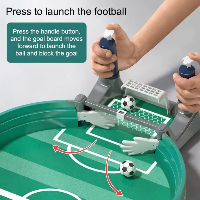 Mini Jeu de Football de Table Portable Interactif pour Famille et Amis, Jouet Sportif Familial pour Enfants et Adultes Occasions Spéciales