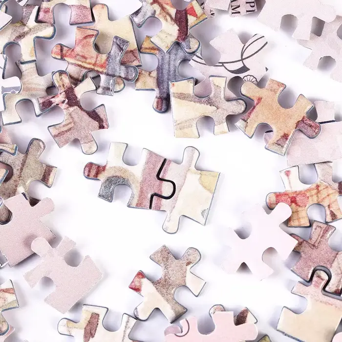 Puzzle de tube à essai, 150 pièces, train Sakura, ville romantique, jouet de décompression, jeu fami