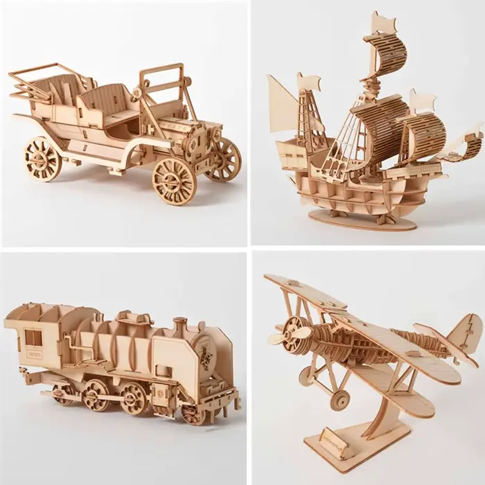 Puzzle 3D en bois à assembler
