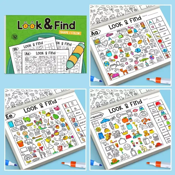 Livre de coloriage d'objets cachés pour enfants