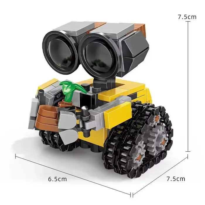 Kit de blocs de construction mini Wall-E modèle technique pour enfants et adultes occasions spéciales
