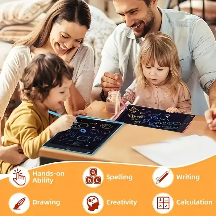 8. Tableau à dessin LCD coloré de 5 pouces
