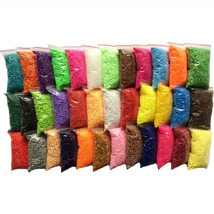 Perles fusibles 5mm 1000 pièces 36 couleurs perles de fer nacrées pour enfants perles Hama bricolage