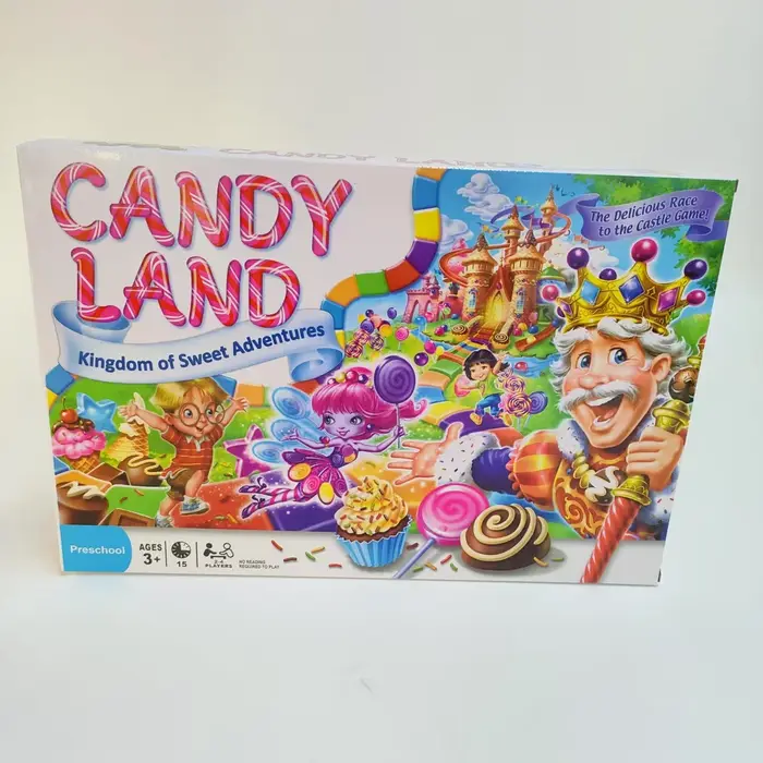 Jeu de société Candy Sweet Adventure, jeu familial amusant pour les 2 à 4 joueurs, à partir de 3 ans