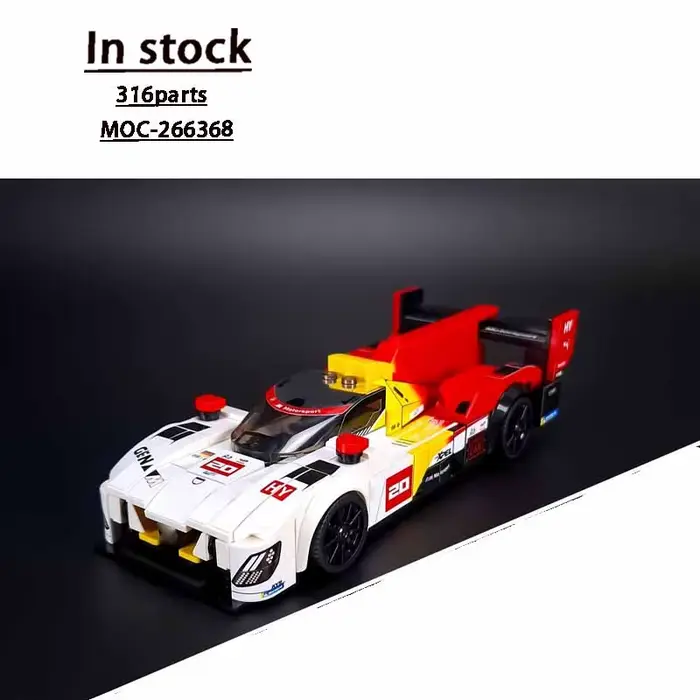 MOC-266368 Nouveau modèle de blocs de construction de supercar de course sportive urbaine, 316 pièce