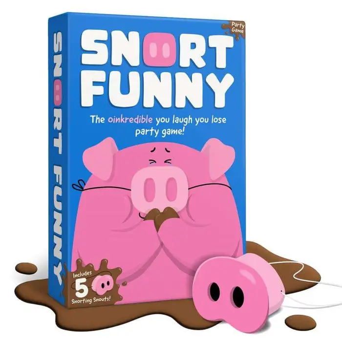 Le jeu de société Oinkcredible « Vous riez, vous perdez », un jeu de société amusant pour la famille