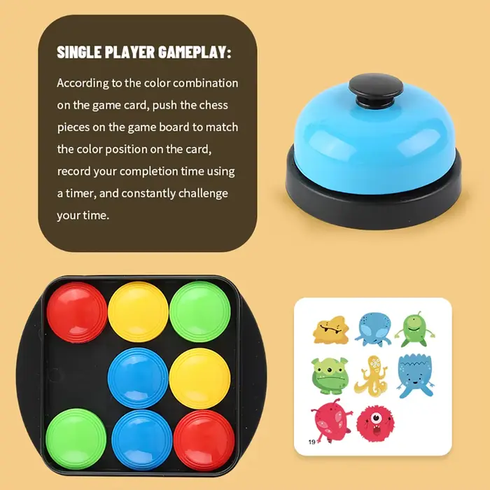 Jouets de combat Crazy Push : Jeux de cartes musicaux amusants pour enfants