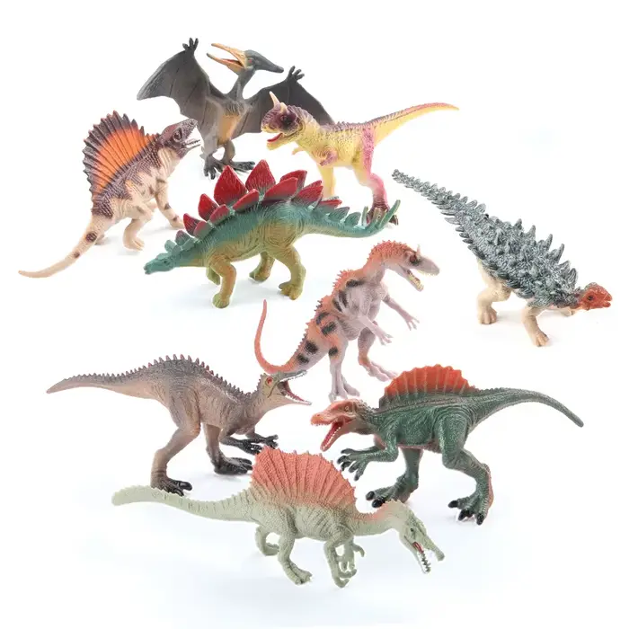 Figurines dinosaures solides modèles créatifs jouets éducatifs pour enfants occasions spéciales activités d'apprentissage et de jeu