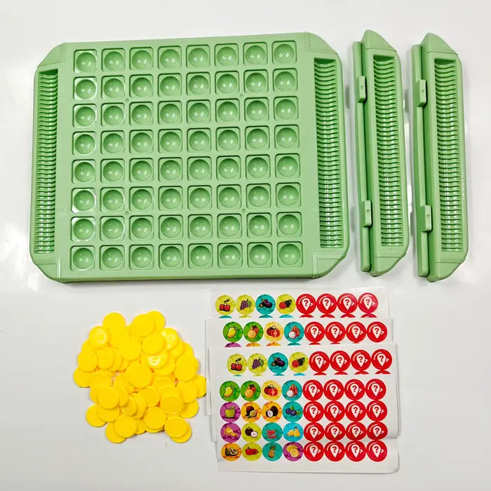 Jeu de société éducatif pour enfants Fruit Flip Memory - Puzzle créatif, stratégie coopérative de 2 