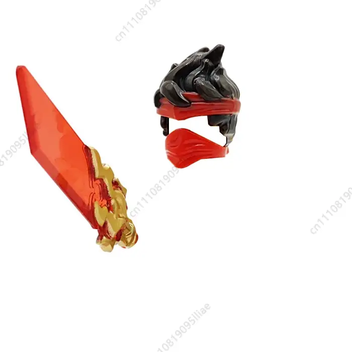 Nouveaux jouets miniatures de dessins animés de dragons, accessoires de ninja, blocs de construction