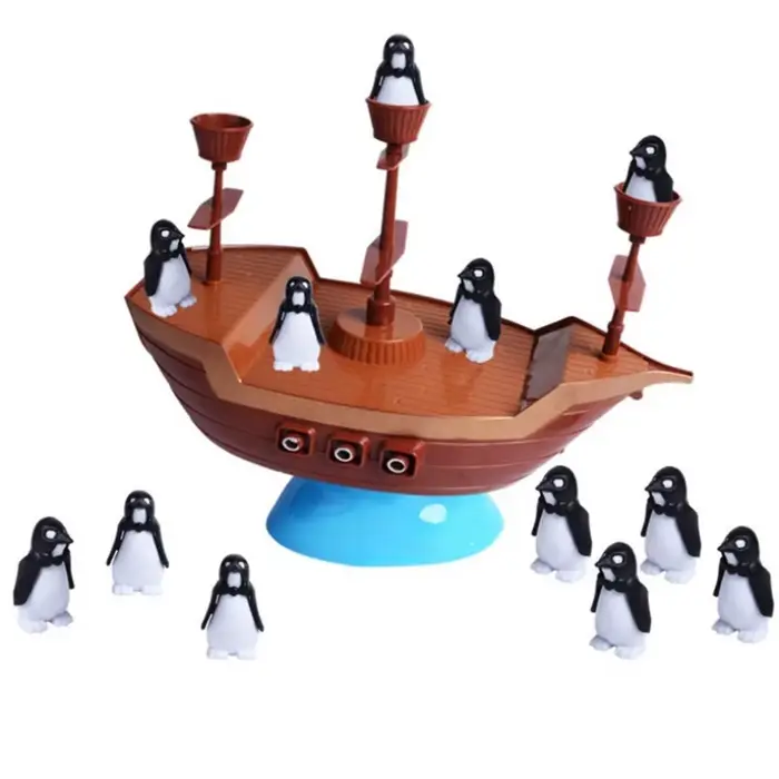 Jeu de société de puzzle de bateau pirate, jouet de jeu de société, bateau pirate à équilibre pour l
