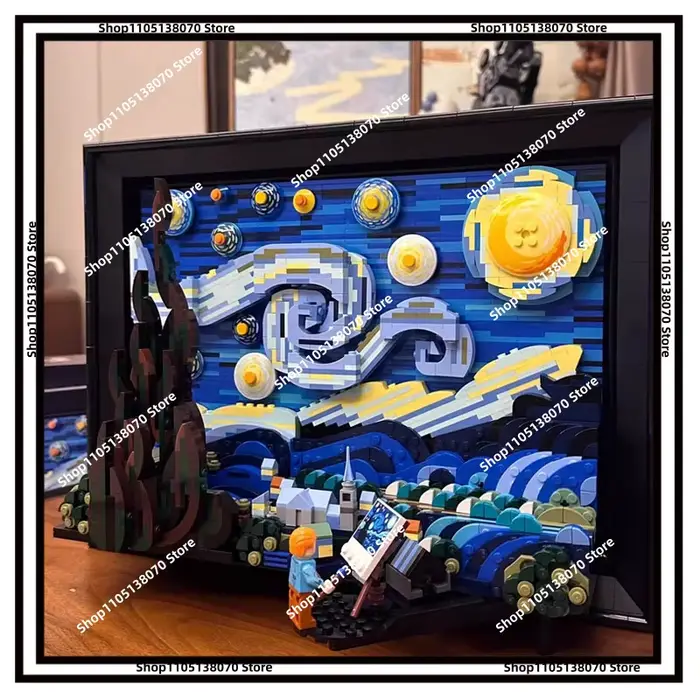 Puzzle 3D de la Nuit étoilée de Van Gogh