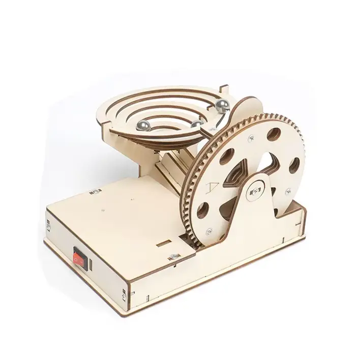 Kit de technologie de modèle de course de marbre mécanique à assembler soi-même jouets scientifiques pour apprentissage et découverte chez les enfants occasions spéciales et éducation STEM