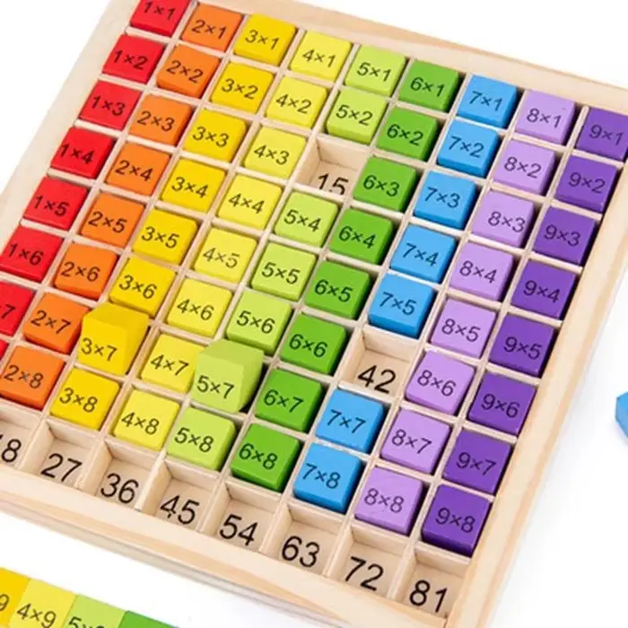 Jouets éducatifs mathématiques en bois Montessori pour enfants