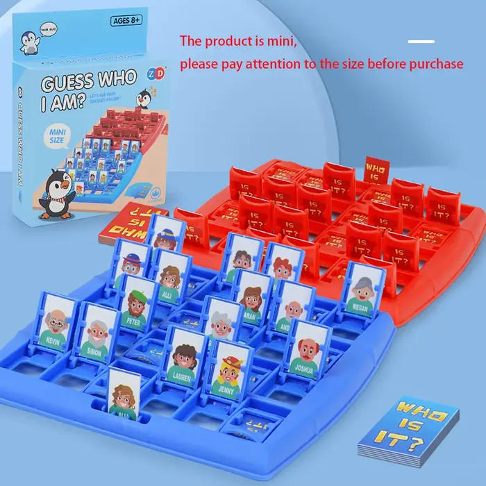 Jeu de société de devinettes Who Am I pour la famille, jouets classiques, entraînement de la mémoire